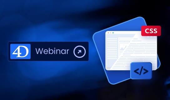 4D Webinar - Customize your 4D Forms with CSS